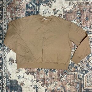 RD Style Women's Tan Crewneck Sweater